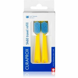 Curaprox Travel Set 2-pack cestovní set náhradní hlavice yellow 2 ks obraz