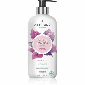 Attitude Super Leaves White Tea Leaves přírodní tekuté mýdlo na ruce s detoxikačním účinkem 473 ml obraz