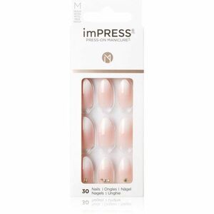 KISS imPRESS Medium umělé nehty samolepicí Awestruck 30 ks obraz