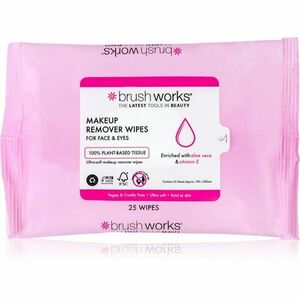 Brushworks Makeup Remover Wipes odličovací ubrousky na make-up 25 ks obraz
