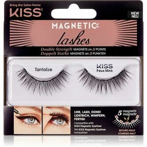 KISS Magnetic Lashes řasy pro aplikaci na magnetickou linku 04 Tantalize 1 pár obraz