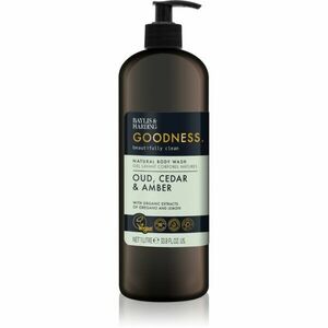Baylis & Harding Goodness Oud, Cedar & Amber přírodní sprchový gel 1000 ml obraz
