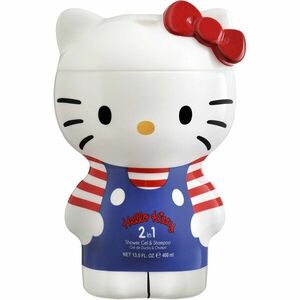 Hello Kitty Shampoo and Shower Gel 2 in 1 sprchový gel a šampon 2 v 1 pro děti 2D 400 ml obraz
