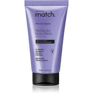 oBoticário Match. Blonde Care obnovující bezoplachová maska pro blond vlasy 150 ml obraz