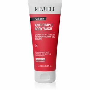 Revuele Pure Skin Anti-Pimple exfoliační sprchový gel proti akné 200 ml obraz