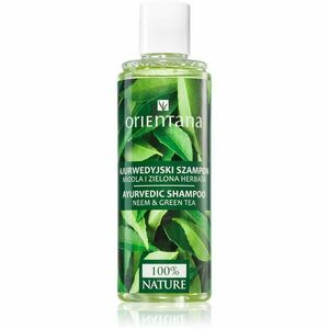 Orientana Ayurvedic Shampoo Neem & Green Tea přírodní šampon na vlasy 210 ml obraz