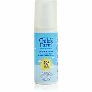 Childs Farm Suncare Sun Spray dětský sprej na opalování SPF 50+ bez parfemace 100 ml obraz