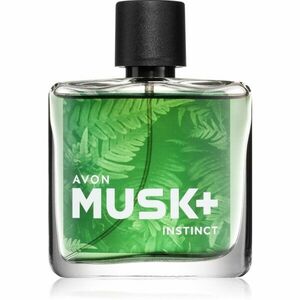 Avon Musk+ Instinct toaletní voda pro muže 75 ml obraz