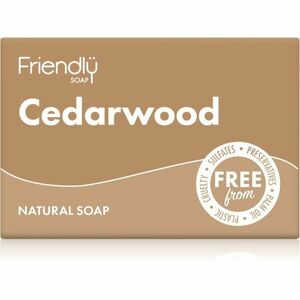 Friendly Soap Natural Soap Cedarwood přírodní mýdlo 95 g obraz