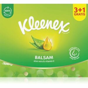 Kleenex Balsam Box papírové kapesníky 4x64 ks obraz