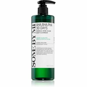 Some By Mi AHA∙BHA∙PHA 30 Days Miracle Acne Clear Body Cleanser pěnivý čisticí gel pro problematickou a mastnou pokožku 400 g obraz