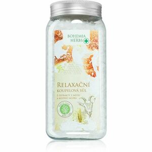 Bohemia Gifts & Cosmetics Bohemia Herbs Honey & Goat Milk koupelová sůl 900 ml obraz