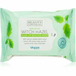 Beauty Formulas Witch Hazel čisticí a odličovací ubrousky 25 ks obraz
