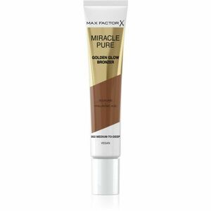 Max Factor Miracle Pure krémový bronzer pro rozjasnění pleti odstín 002 Medium to Dark 15 ml obraz