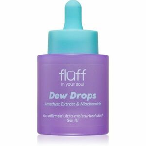 Fluff Dew Drops hydratační sérum s niacinamidem Amethyst Extract 30 ml obraz