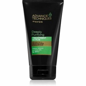 Avon Advance Techniques Deeply Purifying hloubkově čisticí peeling pro mastné vlasy 150 ml obraz