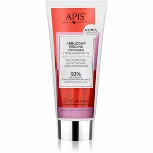 Apis Natural Cosmetics Watermelon Refreshment tělový peeling with volcanic lava 200 ml obraz