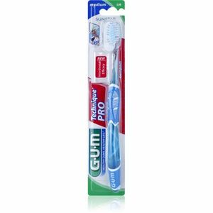 G.U.M Technique PRO Compact zubní kartáček s cestovní krytkou medium 1 ks obraz