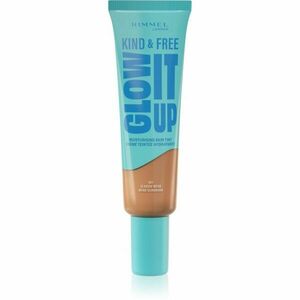 Rimmel Kind & Free Glow It Up lehký hydratační make-up odstín 201 Classic Beige 30 ml obraz