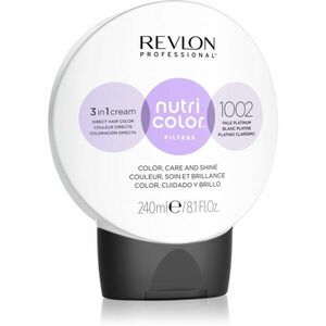 Revlon Professional Nutri Color Filters Metal-Ice vyživující tónovací maska pro profesionální použití 1002 240 ml obraz