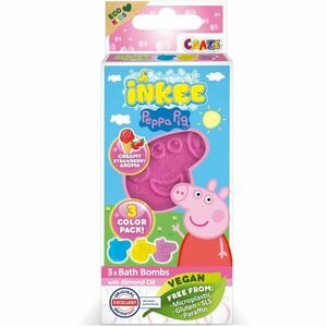 Peppa Pig Bath Bomb koupelová bomba pro děti 3x15 g obraz