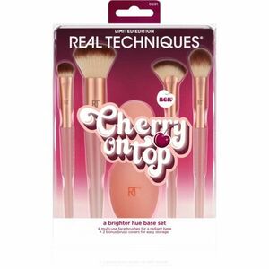 Real Techniques Cherry On Top A Brighter Hue Base Set sada štětců obraz