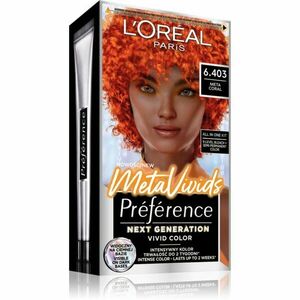 L’Oréal Paris Préférence Meta Vivids semipermanentní barva na vlasy odstín 6.403 CORAL 1 ks obraz