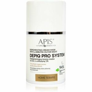 Apis Natural Cosmetics Home TerApis obnovující noční krémová maska pro pleť s hyperpigmentací 50 ml obraz