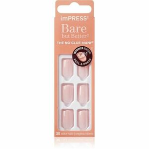 KISS imPRESS Bare but Better umělé nehty samolepicí Instinct 30 ks obraz