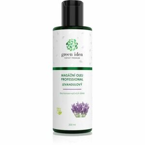 Green Idea Masážní olej Levandulový masážní olej 200 ml obraz