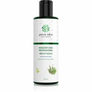 Green Idea Masážní olej hřejivý relax masážní olej 200 ml obraz