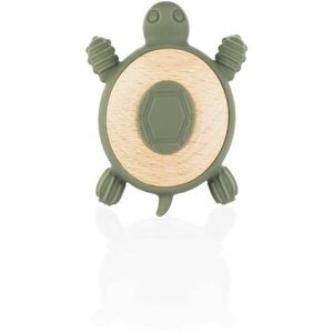 Zopa Silicone Wooden Teether Turtle kousátko 0 m+ Forest Green 1 ks obraz