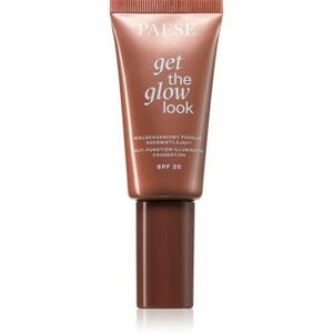 Paese Get The Glow Look Illuminating Foundation lehký make-up s rozjasňujícím účinkem SPF 20 odstín 1N Light Beige 30 ml obraz