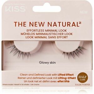 KISS The New Natural Effortless Minimal Look umělé řasy Glowy Skin 2 ks obraz