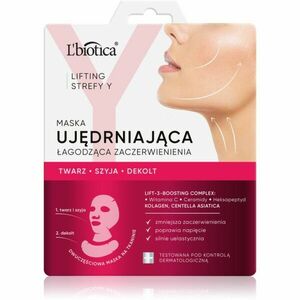 L’biotica Lifting Y Zone liftingová a zpevňující maska na obličej a dekolt 1 ks obraz