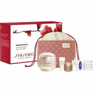 Shiseido Benefiance Wrinkle Smoothing Cream Pouch Set dárková sada pro zralou pleť obraz