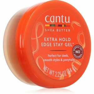 CANTU Shea Butter Extra Hold Edge fixační gel pro vlnité a kudrnaté vlasy s bambuckým máslem 67 ml obraz
