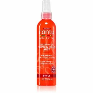 CANTU Shea Butter Shine&Hold mist hydratační mlha pro lesk vlnitých a kudrnatých vlasů 237 ml obraz