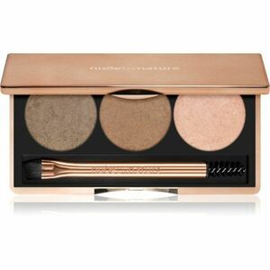 Nude by Nature Natural Definition sada pro dokonalé obočí odstín 02 Brown 3x2 g obraz