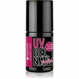 essence studio nails UV GEL NAIL gelový lak na nehty s použitím UV/LED lampy odstín 05 think PINK 5 ml obraz
