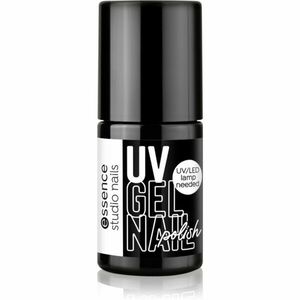 essence studio nails UV GEL NAIL gelový lak na nehty s použitím UV/LED lampy odstín 01 WHITE all night 5 ml obraz