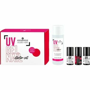 essence studio nails UV GEL NAIL sada laků na nehty s použitím UV/LED lampy 4 ks obraz