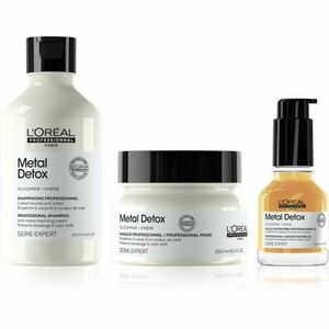 L’Oréal Professionnel Serie Expert Metal Detox výhodné balení pro poškozené vlasy obraz