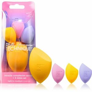 Real Techniques Miracle Complexion Sponge +3 minis set houbička na make-up obraz