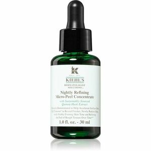 Kiehl's Dermatologist Solutions Nightly Refining Micro-Peel Concentrate rozjasňující noční peelingová péče pro všechny typy pleti včetně citlivé 30 ml obraz