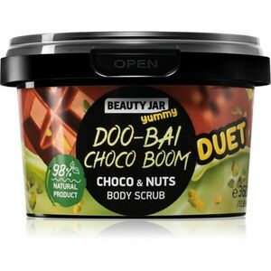 Beauty Jar Yummy Doo-Bai Choco Boom jemný tělový peeling 360 g obraz