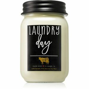 Milkhouse Candle Co. Farmhouse Laundry Day vonná svíčka Mason Jar 368 g obraz