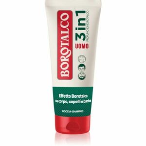 Borotalco MEN 3 in 1 sprchový gel pro muže na obličej, tělo a vlasy vůně Unique Scent of Borotalco 200 ml obraz