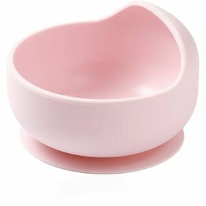 BabyOno Siilicone Plate 6m+ silikonová miska s přísavkou 6 m+ Pink 1 ks obraz