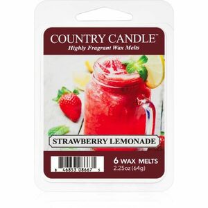 Country Candle Strawberry Lemonade vosk do aromalampy 64 g obraz